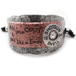 Bracelet Hide your Crazy Adjustable Bracelet